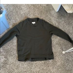 NWOT Lou and Grey Olive Sweatshirt and Short Set